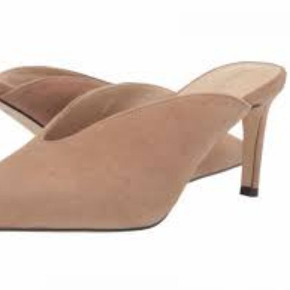 Adrienne Vittadini Shoes - Adrienne Vittadini 'Adrian' Sand Suede Mule- New